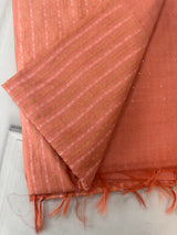 Semi tussar saree with thread work SBHMSH Peach