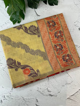 Jamdani silk Cotton Saree with thread work  MSJ790
