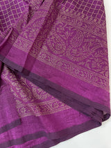 Chiffon saree with foil prints - MS7611