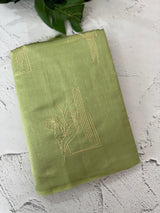 Tussar finish soft silk saree with thread embroidery MTS568 LightGreen