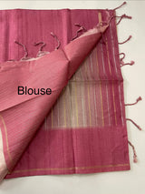 Multi color Semi soft silk saree with borders MSS590