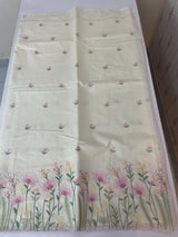 Mul chanderi embriodery saree with scalloped borders MSH176