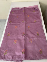 Art silk saree with embroidery SVPSMC • Lavender