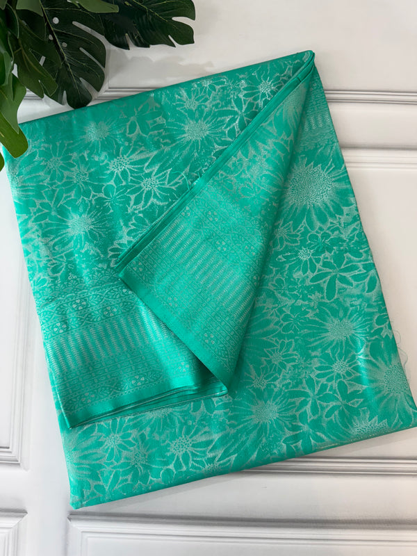 Premium Pastel soft silk Saree - MKP966 DarkSeaGreen