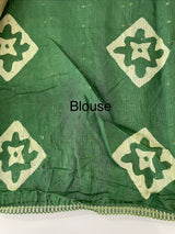 Semi soft silk saree with batik prints MSB555