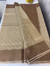 Embroidered Designer Tissue silk saree MS8933