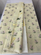 Netkota embriodery saree MS1496 ButterYellow