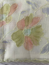 Soft Kota saree with prints and embroidery MSH154- PastelGreen