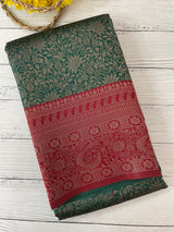 Brocade semi silk saree MS67443