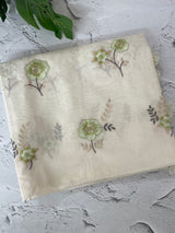 Mul chanderi embriodery saree MSH289