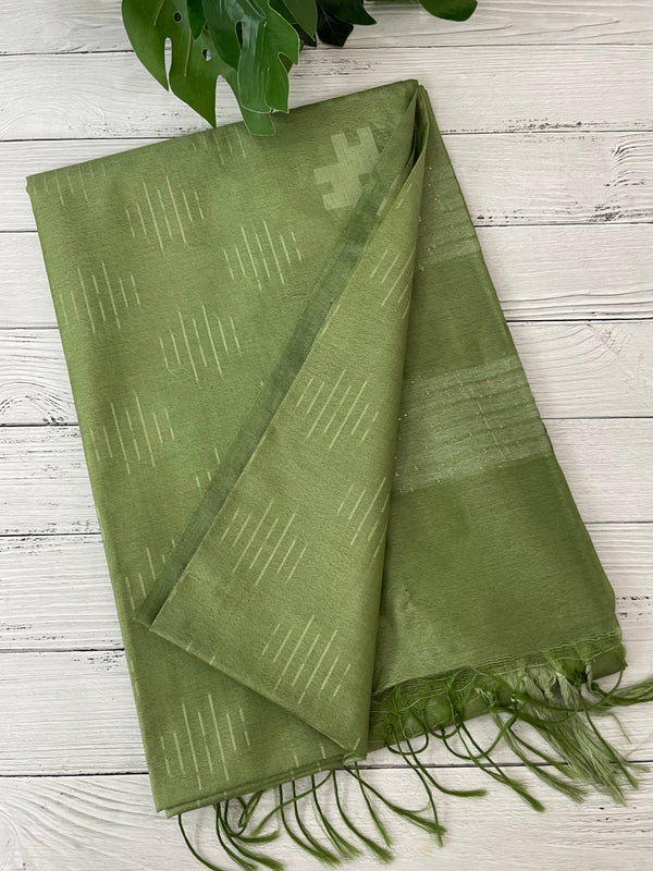 Semi tussar saree MS871