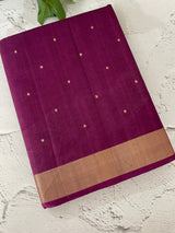 Tussar mix Semi silk saree with small buttas MSS8930