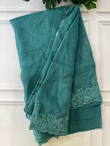 Designer crush jimmi choo saree SRVNNEE4 Teal