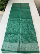 Soft chiffon Georgette saree - MS13321 Jade Green