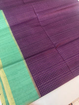 Semi silk saree with zari weaving  MSG6161