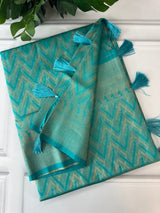 Banarasi soft silk saree MKSS1456 GreenishBlue