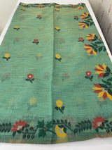 Jamdani silk Cotton Saree with thread work  MSJ787