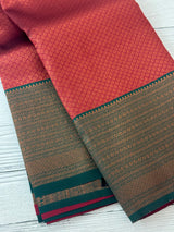 Brocade semi silk saree MS67443