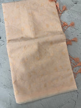 Netkota embriodery saree MSH263 Peach