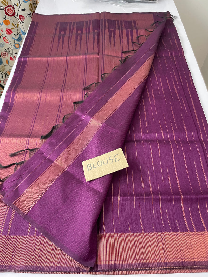 Semi Jute silk saree - MJKL765 VADAMALLI