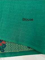 Netkota embriodery saree MS1456 BottleGreen