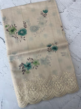 Premium Soft kota silk saree with digital prints and embroidery MKS703