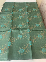 Pure desi tussar silk saree with embroidery- MTSS659