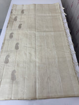 Blended tussar saree with zari embriodery - MS8665 Pearl Cream