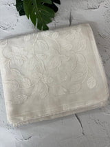 Dyeable Chanderi applique work saree  MSH173(3) OffWhite