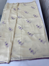 Vichithra soft silk saree with embroidery MSV676