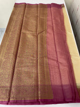 Semi silk saree with blouse MBS7855