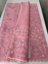 Viscose organza saree with thread work - MSH274