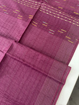Blended tussar saree with thread work MTS5444