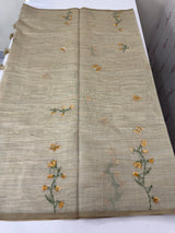 Kanta Handstitched Blended tussar silk saree MS15844