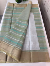 Tissue silk saree MTTS78- Blue