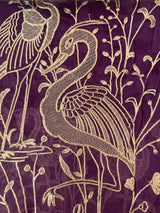 Silk organza saree with aari embroidery - MS14923