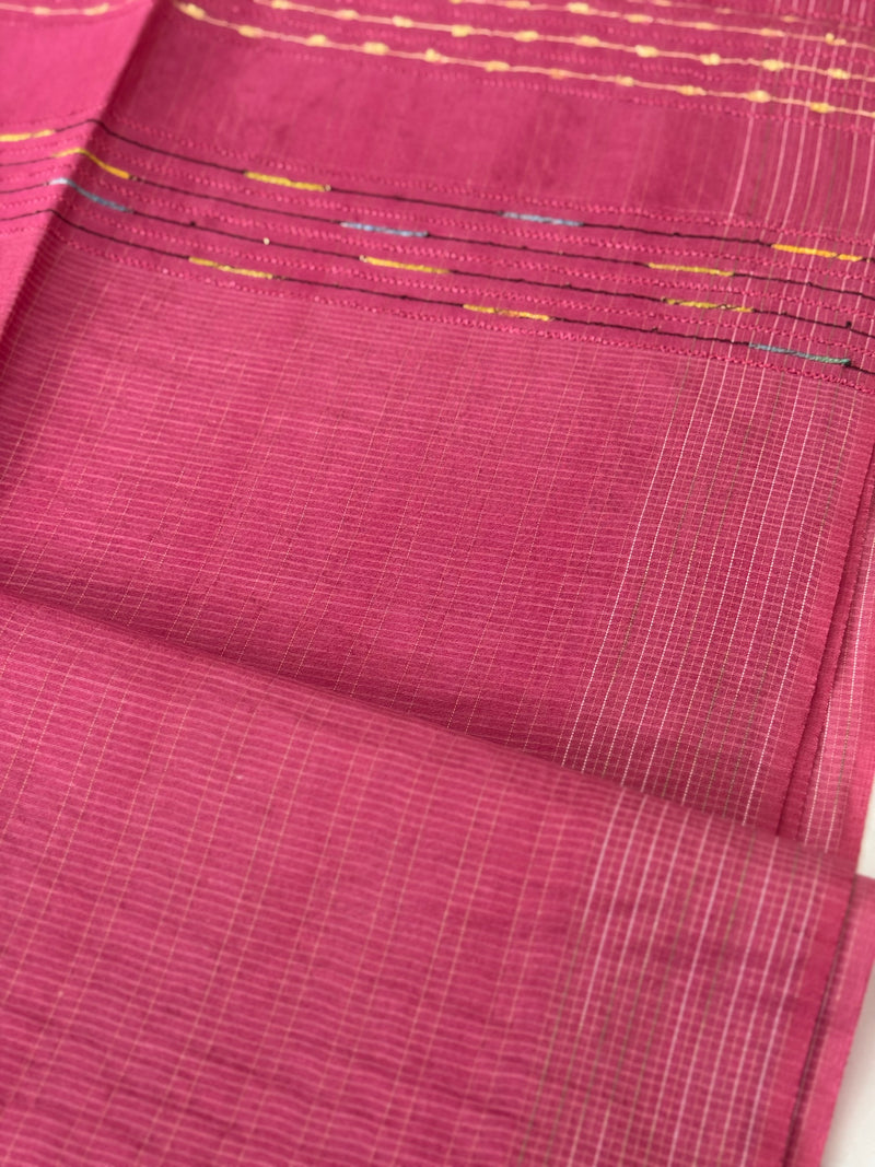 Blended tussar saree with thread work MTS5444