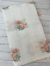 Silky kota embroidery saree MSK654