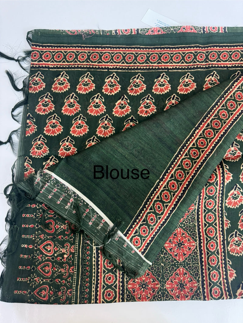Printed soft crepe silk sarees MS5432