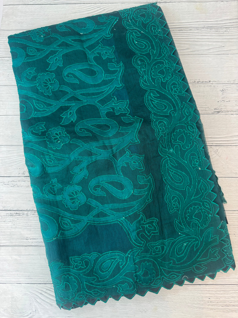 Kota Supernet saree with applique work MSH102