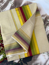 Kerala Golden tissue saree