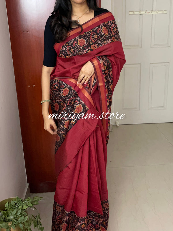 Semi chanderi saree  MCSC662