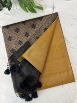 Brocade soft silk saree with blouse MSB789