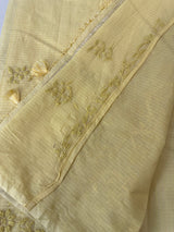 Premium NetKota saree with Hand Chikankari work  MSH246