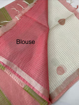 Bhagalpuri Semi tussar saree with polka dots MS780