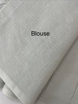 Silky kota embroidery saree MSE568 Grey