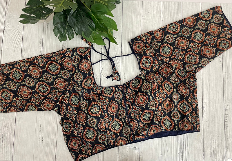 Padded Readymade Blouse (Size upto 40)- MSBL