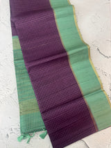 Semi silk saree with zari weaving  MSG6161