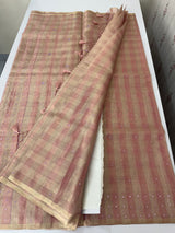 Tissue silk saree with foil work MSH214