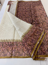 Phulkari Kota embroidery saree - MCBV40